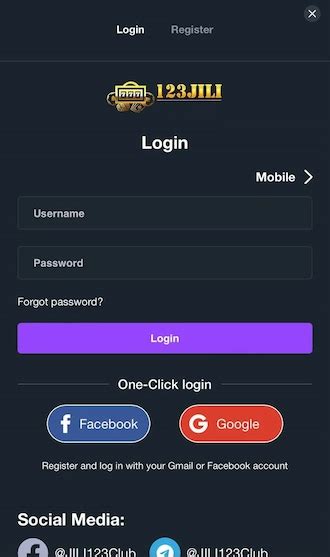 123 jili123 com login